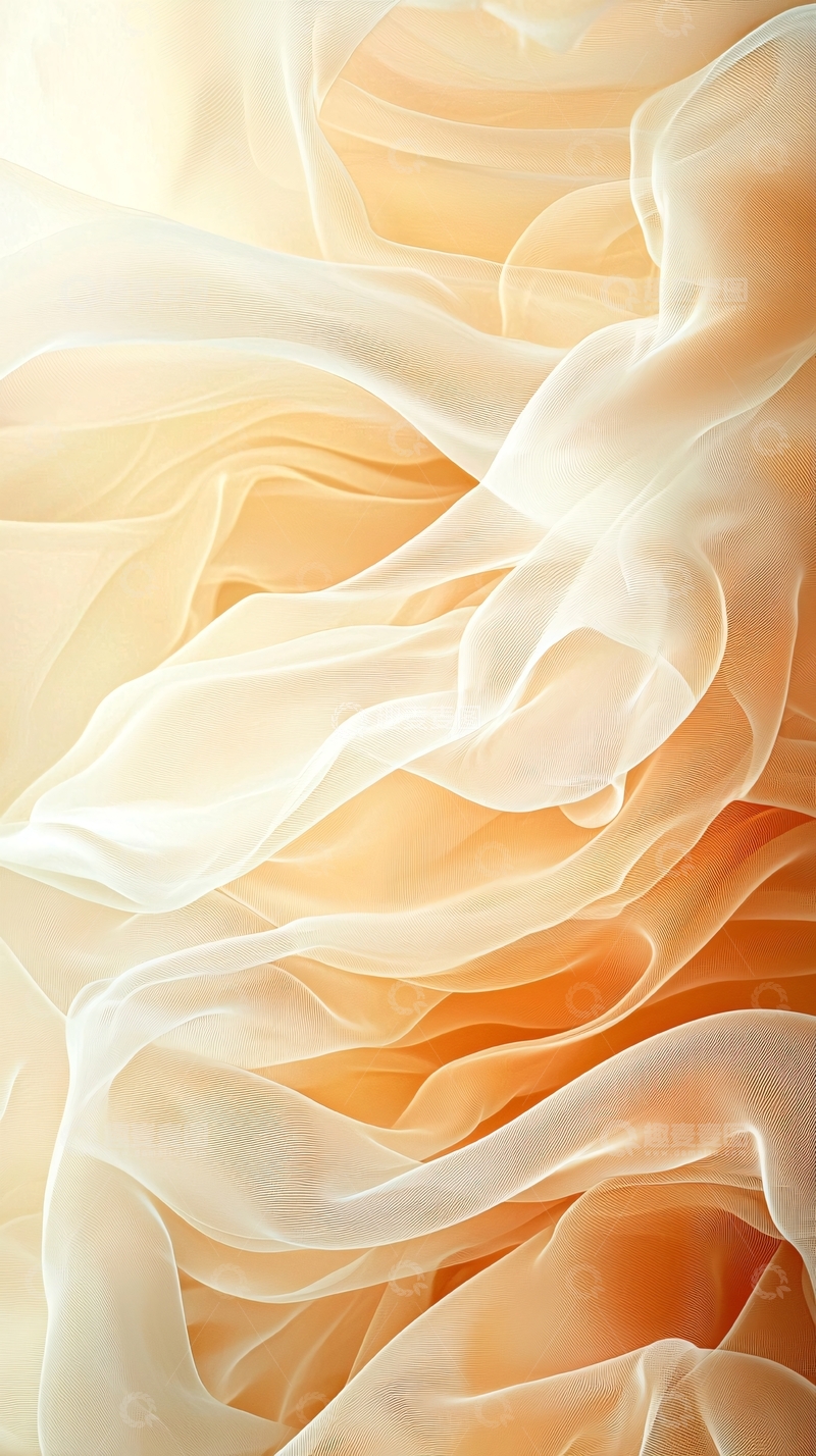 高清大图下载【趣麦麦图】柔和纱质面料纹理背景