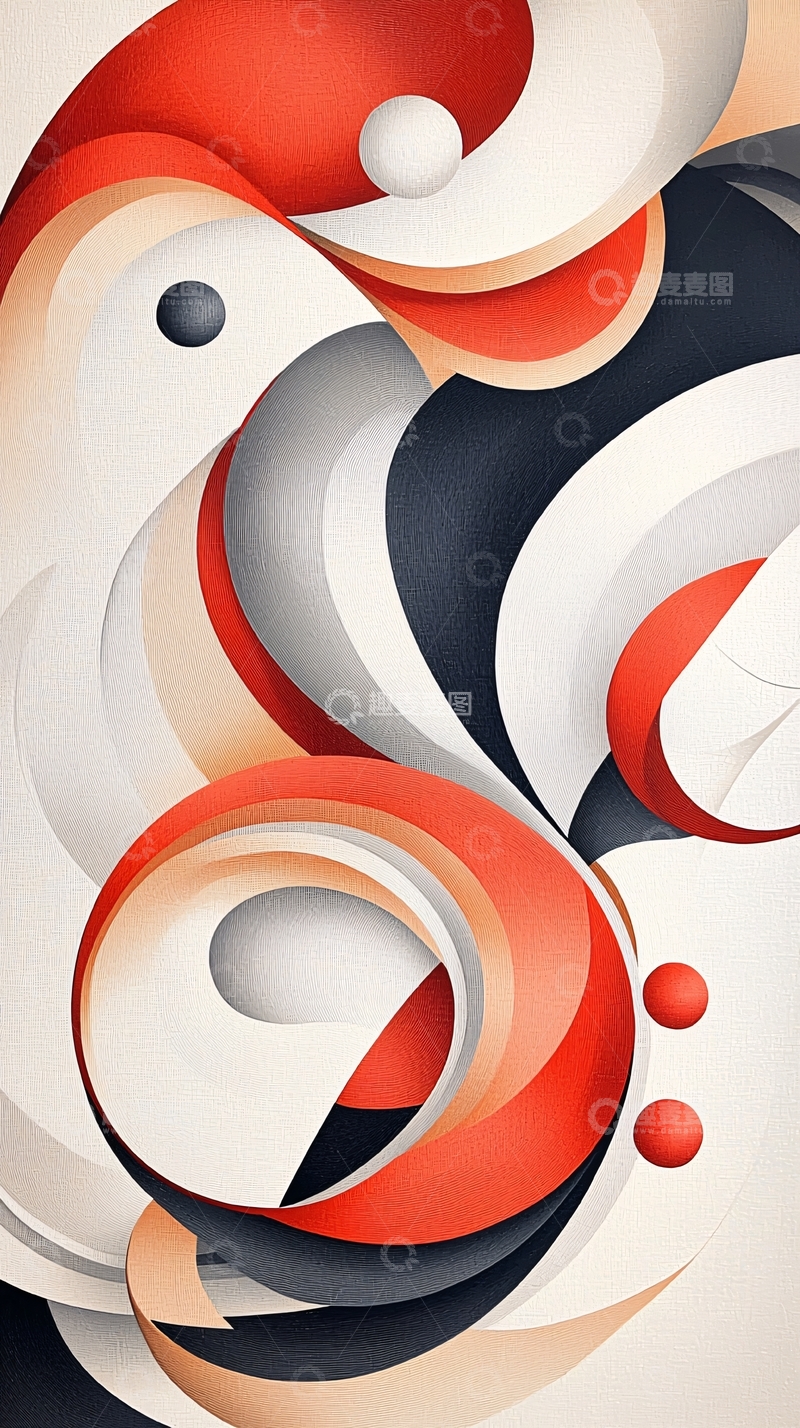 高清大图下载【趣麦麦图】抽象几何艺术背景图案