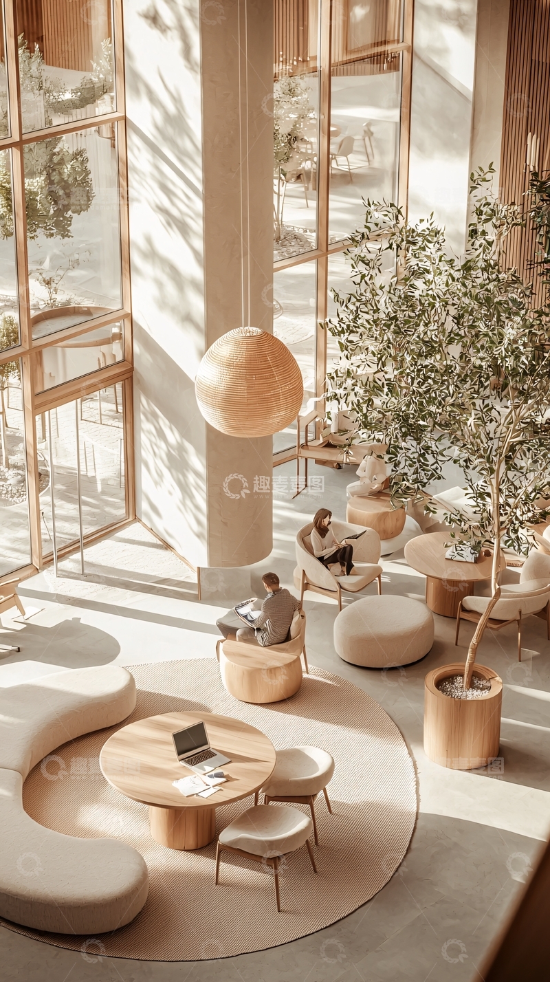 高清大图下载【趣麦麦图】现代简约室内设计办公空间