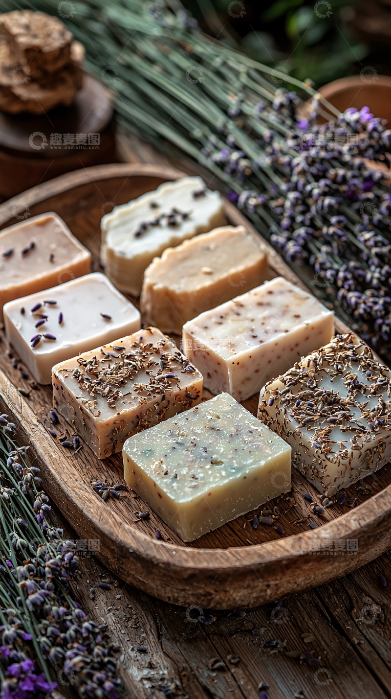 高清大图下载【趣麦麦图】创意手工肥皂展示
