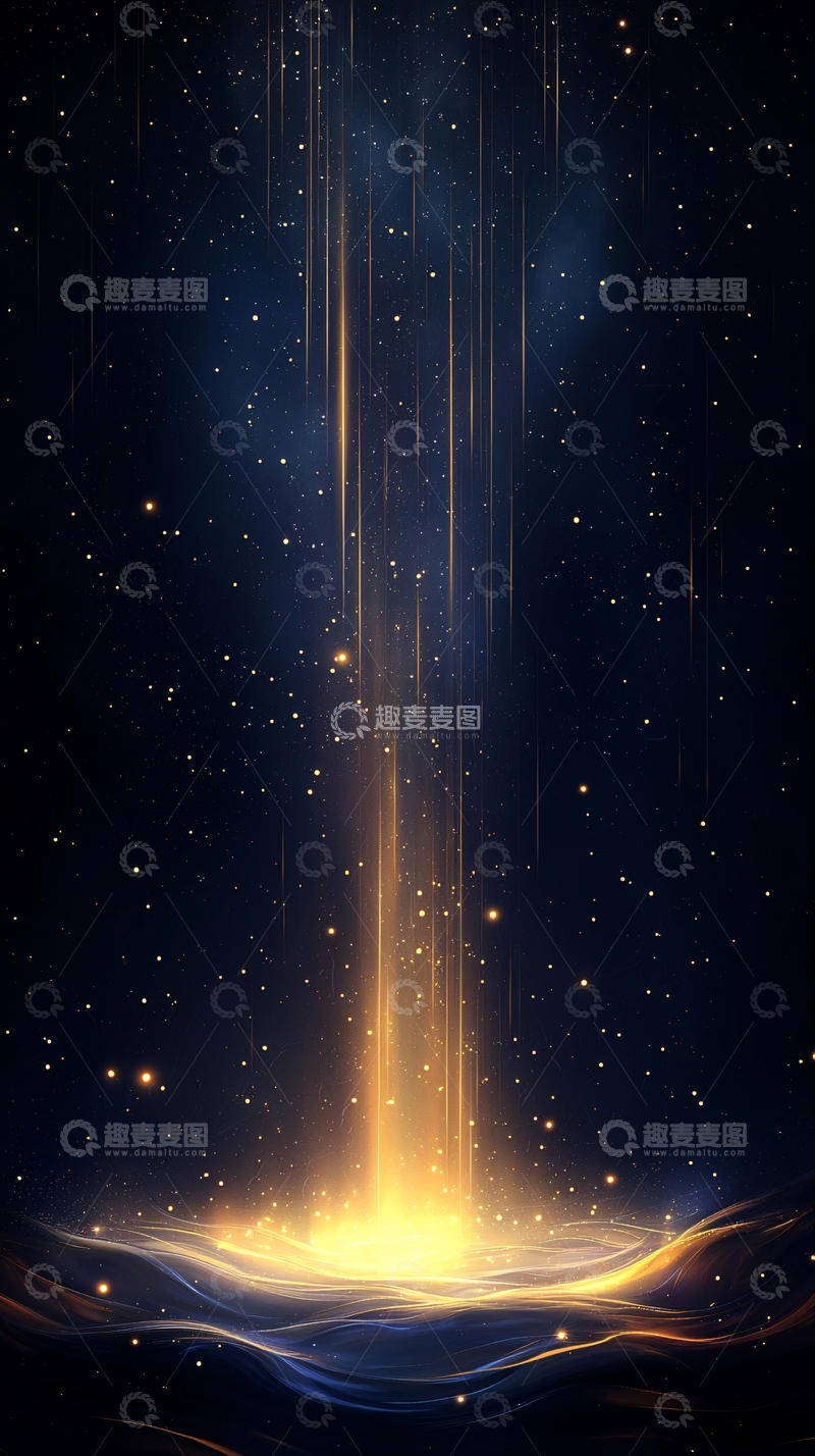 高清大图下载【趣麦麦图】星空下的神秘光芒