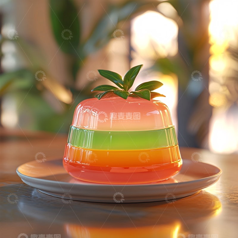 高清大图下载【趣麦麦图】晶莹剔透果冻