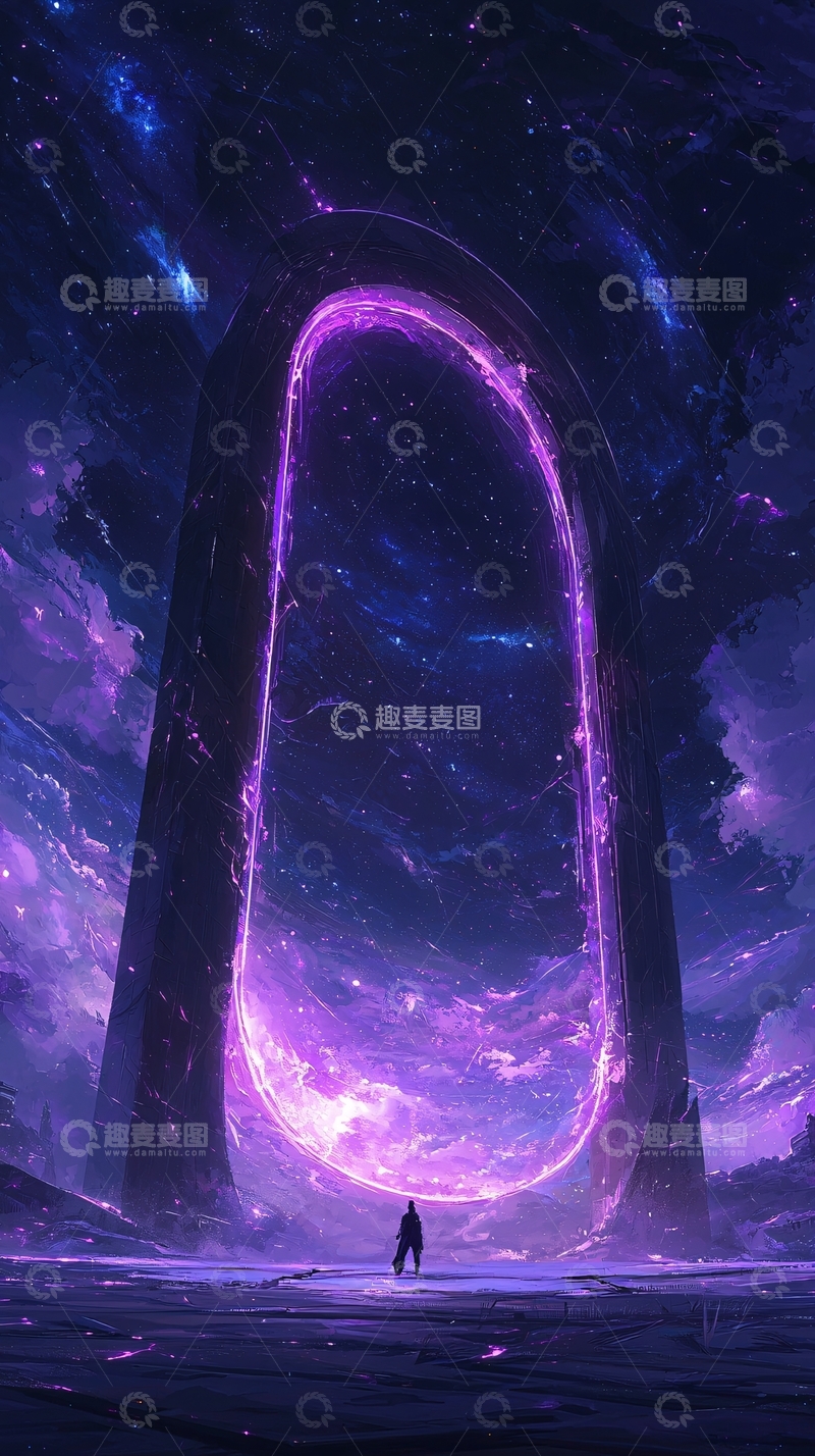 高清大图下载【趣麦麦图】神秘宇宙之门