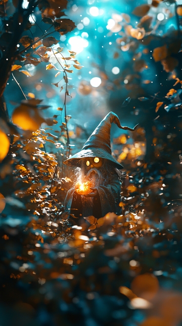 森林中的神秘法师