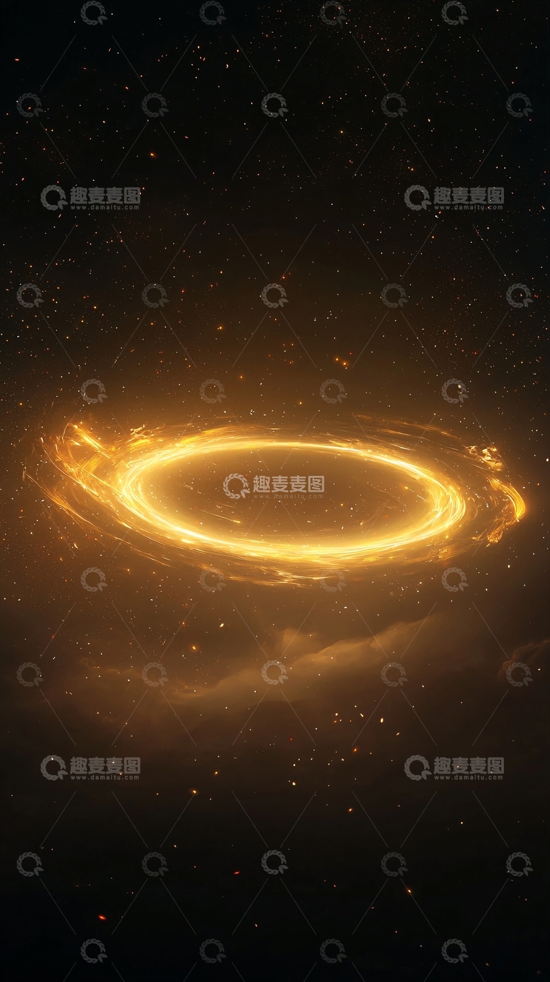 高清大图下载【趣麦麦图】星系漩涡夜空背景