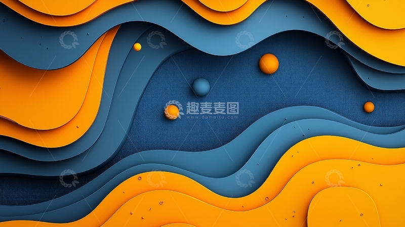 高清大图下载【趣麦麦图】动感弧形几何