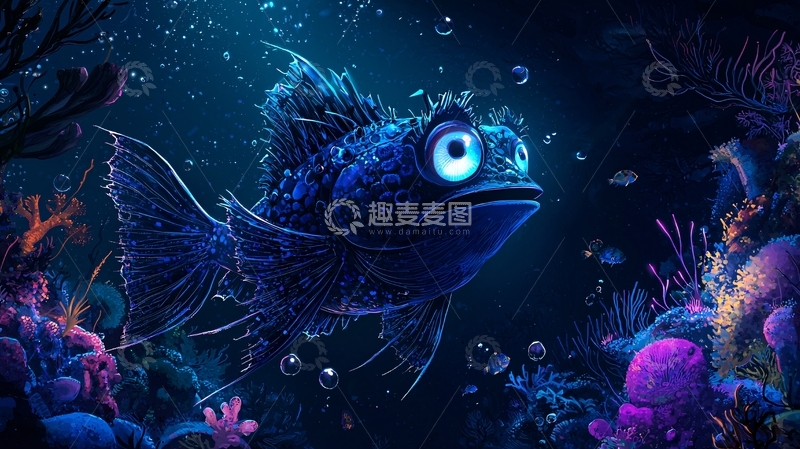 高清大图下载【趣麦麦图】深海神秘生物