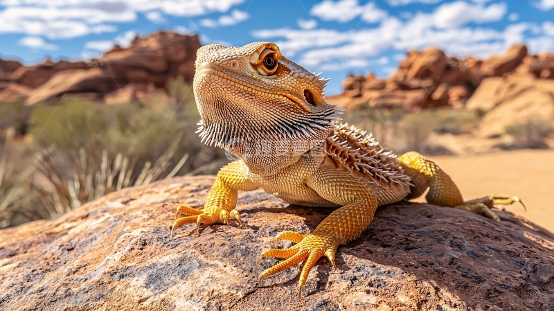 高清大图下载【趣麦麦图】沙漠蜥蜴自然风光