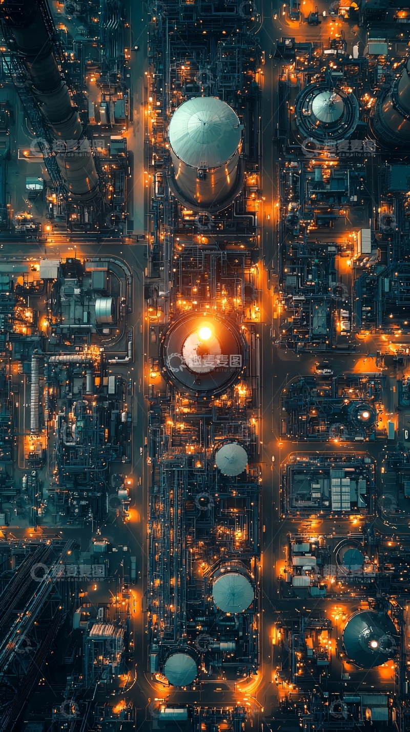 高清大图下载【趣麦麦图】工业设备垂直特写