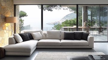 简约现代客厅分区设计