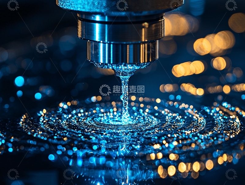 高清大图下载【趣麦麦图】金属表面镀层特写