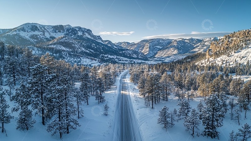 高清大图下载【趣麦麦图】荷兰郁金香花海与田野公路航拍