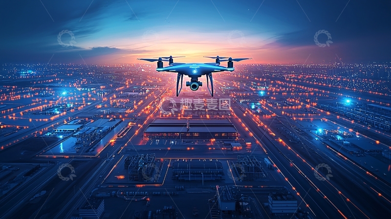 高清大图下载【趣麦麦图】无人机测试与制造厂外景