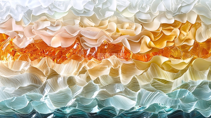 高清大图下载【趣麦麦图】动态玻璃波纹与柔光背景