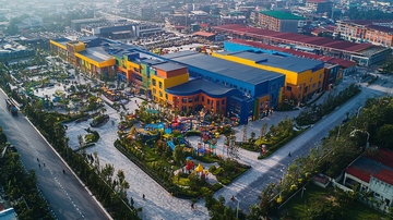 儿童教育玩具厂外景