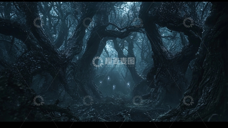 高清大图下载【趣麦麦图】幽暗森林高清图片