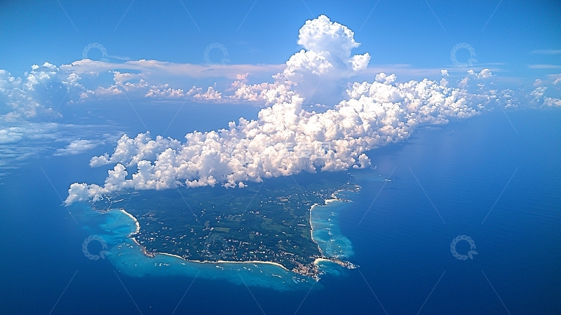 高清大图下载【趣麦麦图】蓝天白云与高远的视角