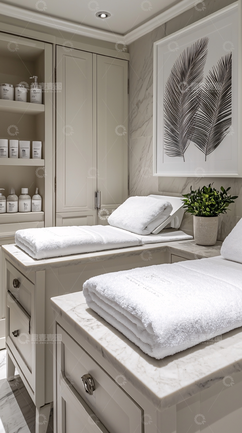 高清大图下载【趣麦麦图】现代美容沙龙的护肤体验