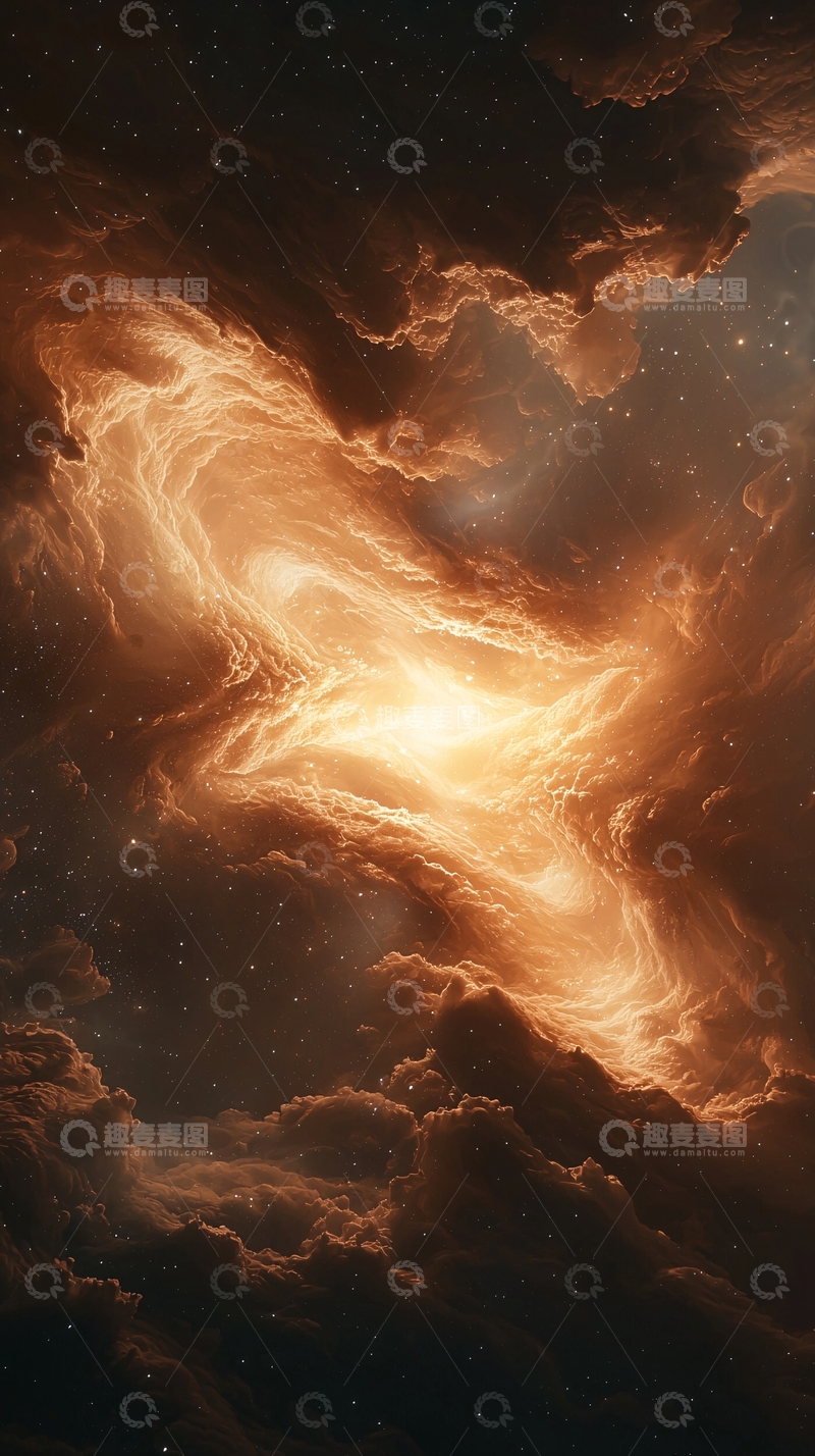 高清大图下载【趣麦麦图】星云与星河的壮丽景象