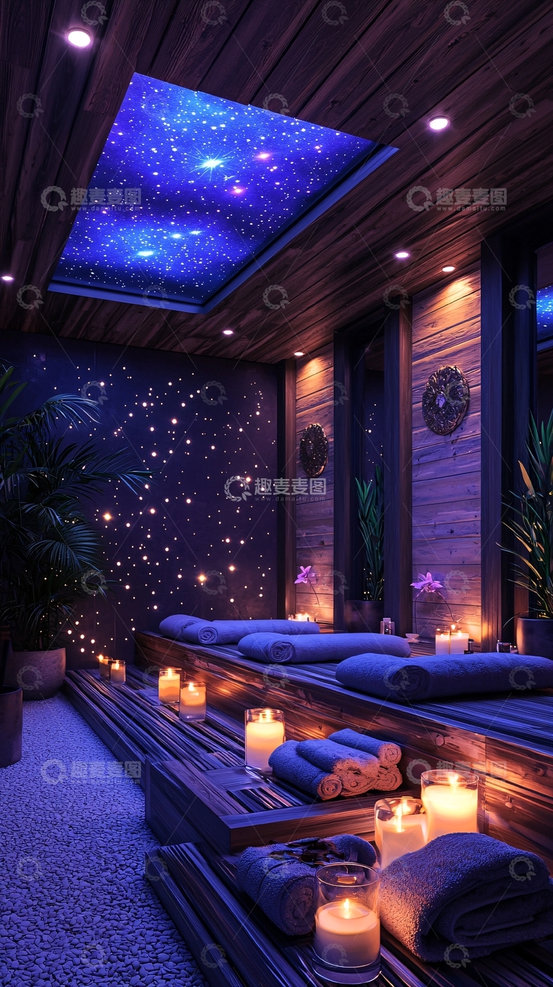 高清大图下载【趣麦麦图】高级SPA护理的放松体验