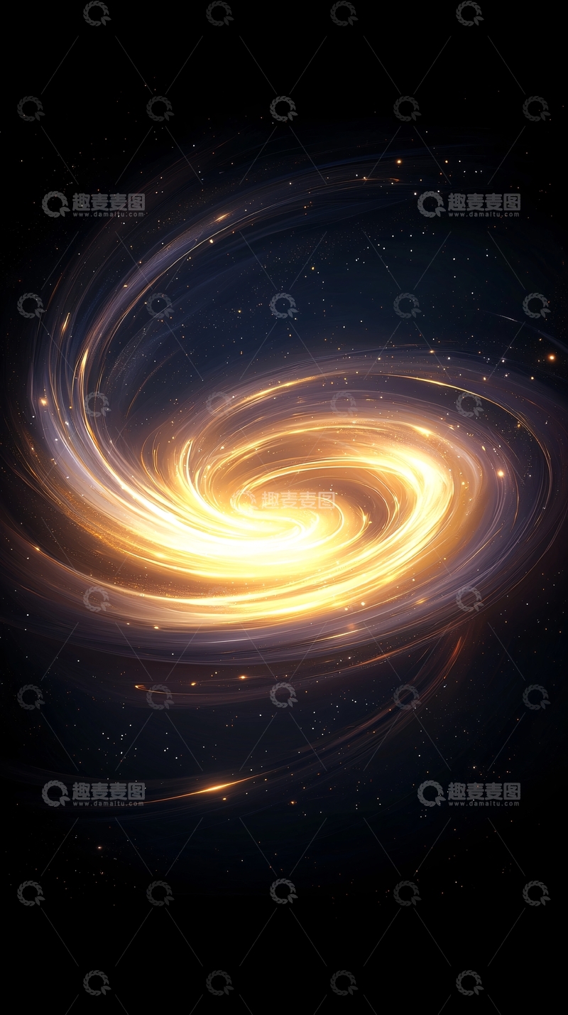 高清大图下载【趣麦麦图】星系漩涡动态壁纸