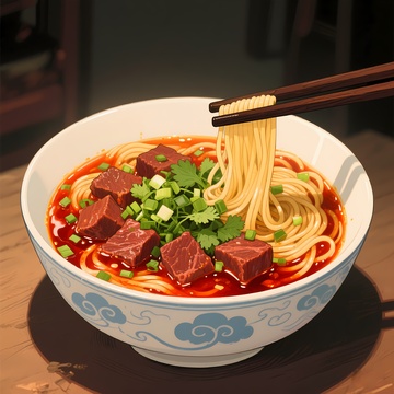 红烧牛肉面美食5