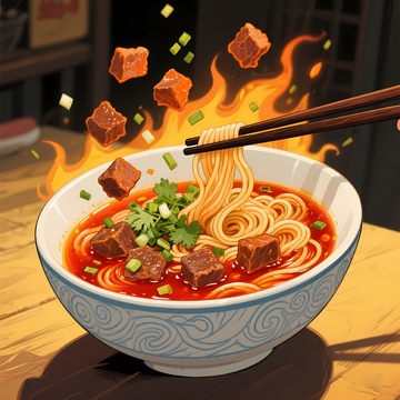 红烧牛肉面美食3