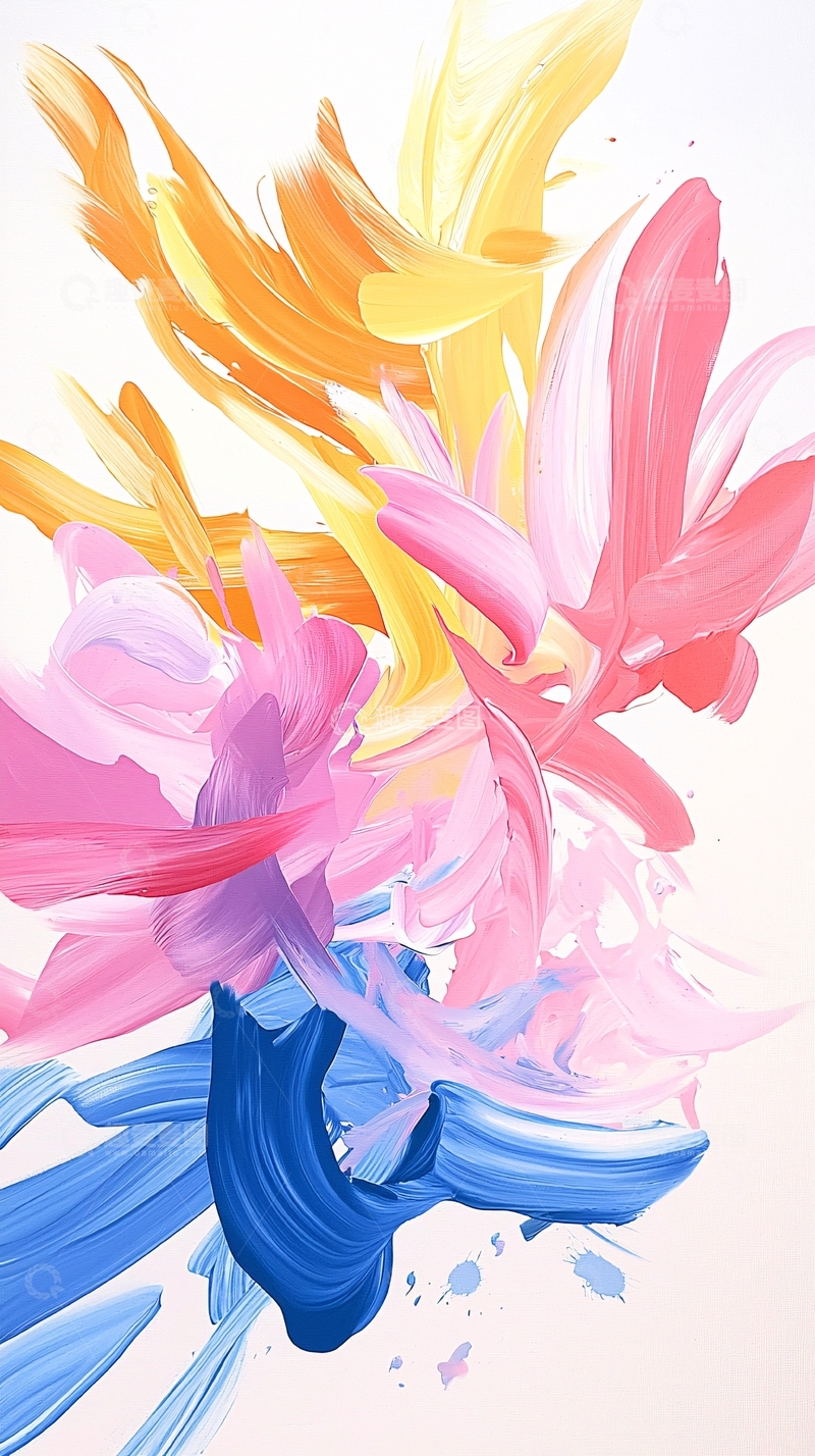 高清大图下载【趣麦麦图】抽象色彩流动艺术背景