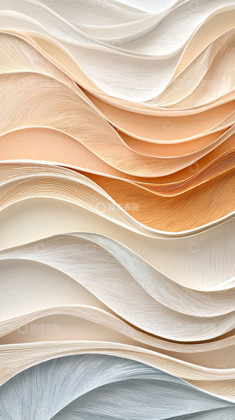高清大图下载【趣麦麦图】波浪纹理抽象背景