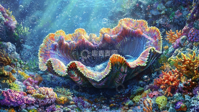 高清大图下载【趣麦麦图】色彩斑斓的海底世界