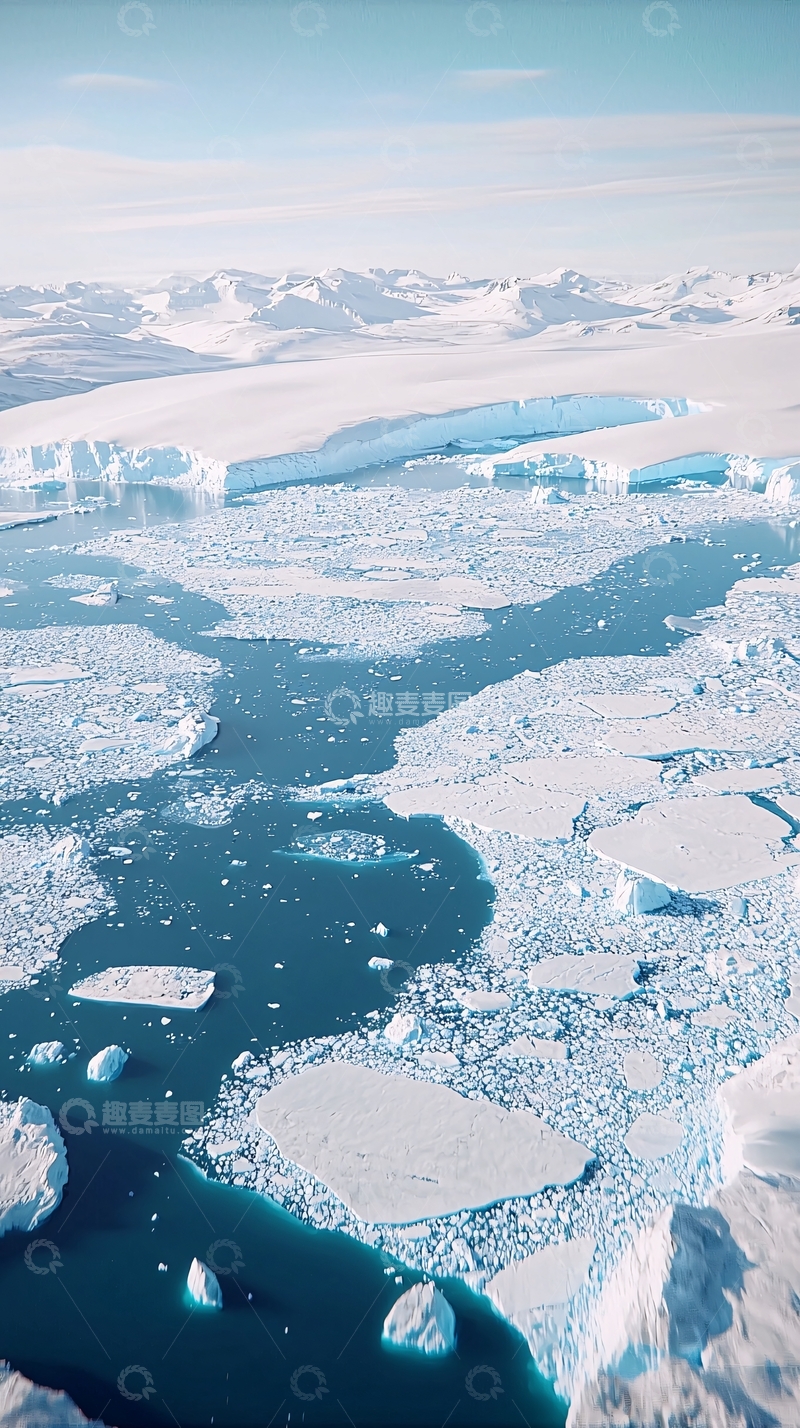 高清大图下载【趣麦麦图】北极冰川高清图片