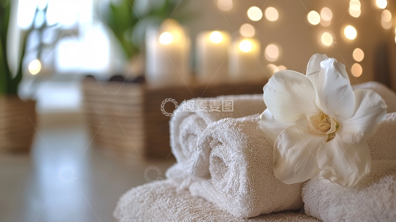 高清大图下载【趣麦麦图】美容院的高端水疗区域