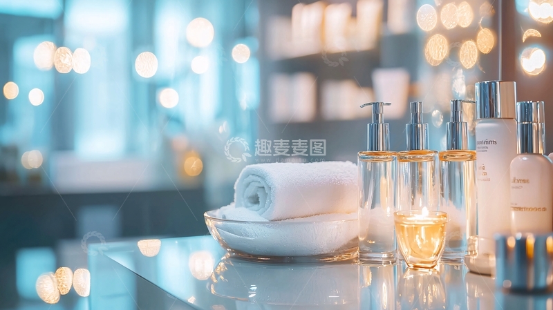 高清大图下载【趣麦麦图】美容院的奢华护理区
