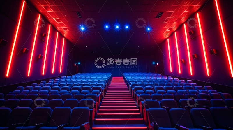 高清大图下载【趣麦麦图】豪华影院观众席