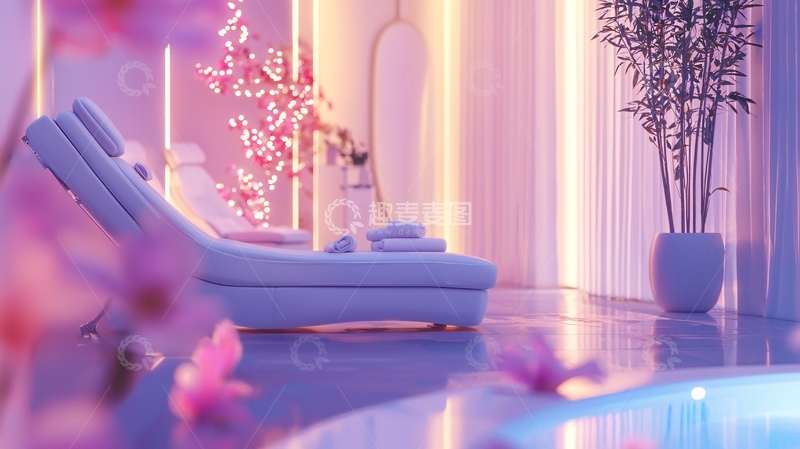 高清大图下载【趣麦麦图】美容院的水疗风格设计