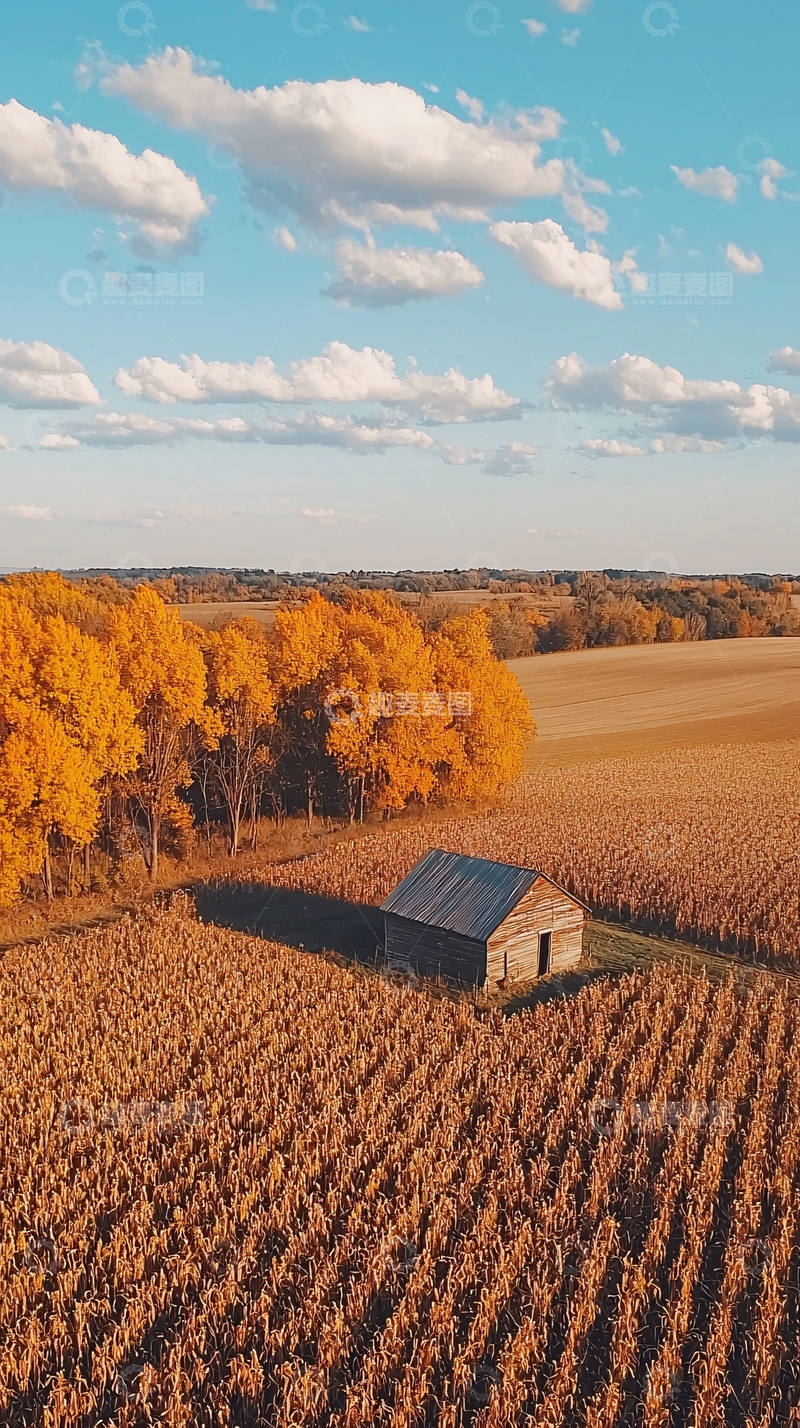 高清大图下载【趣麦麦图】田间的秋季风光