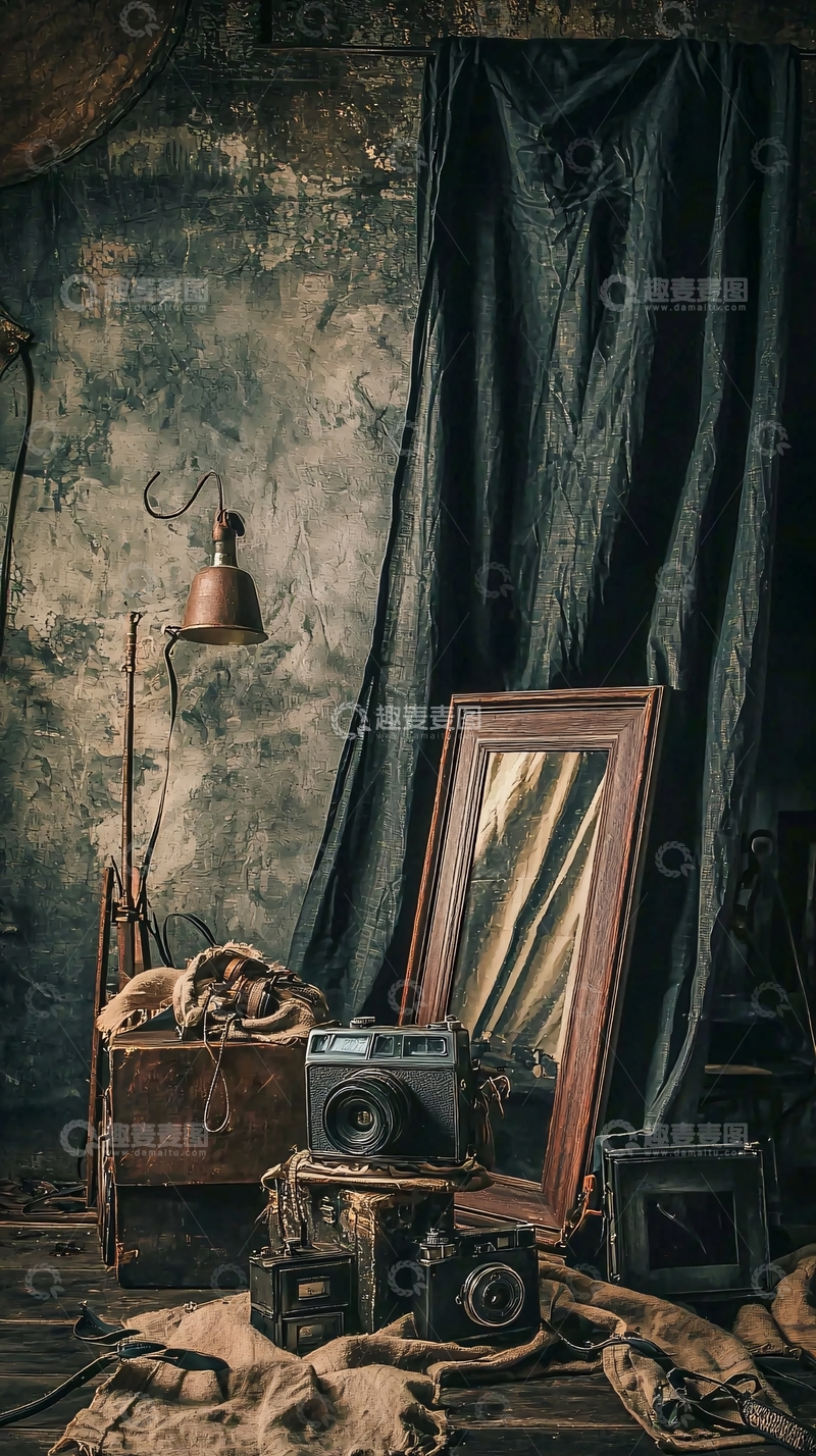 高清大图下载【趣麦麦图】复古照相馆高清图片