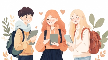 校园青春友谊三人行