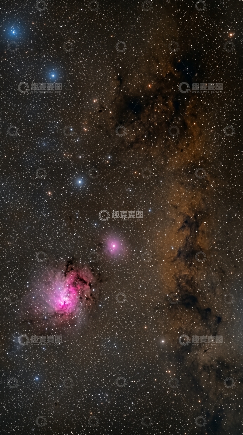 高清大图下载【趣麦麦图】夜空星云高清图片