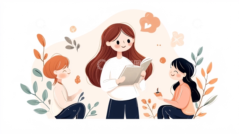 高清大图下载【趣麦麦图】温馨阅读时光