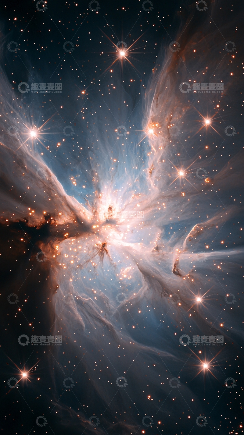 高清大图下载【趣麦麦图】星云与恒星的壮丽景象