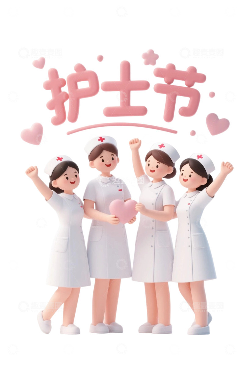 高清大图下载【趣麦麦图】护士节护士们