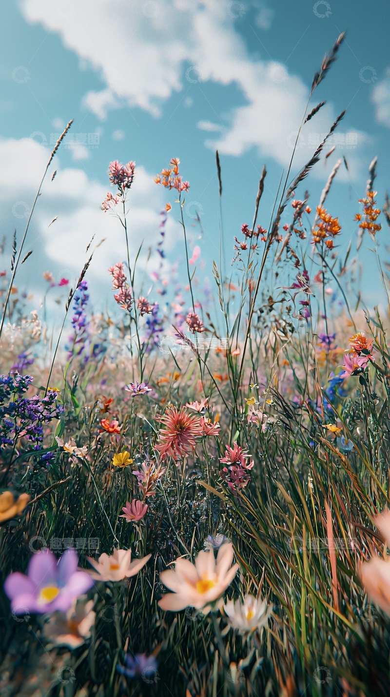 高清大图下载【趣麦麦图】乡村的草原风光