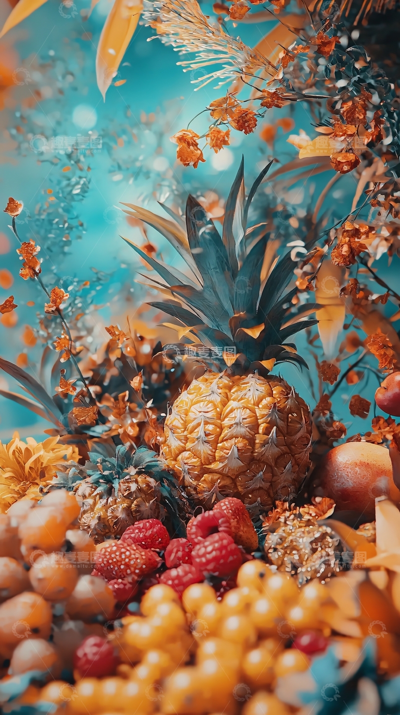 高清大图下载【趣麦麦图】热带水果拼盘