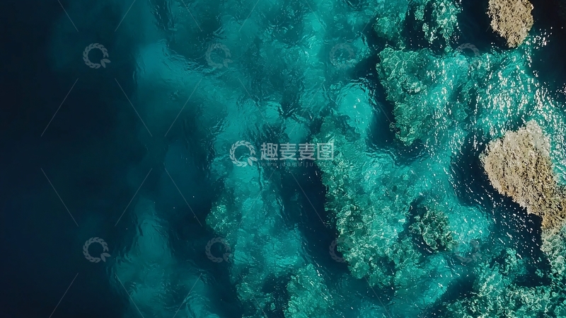 高清大图下载【趣麦麦图】蓝色海洋高清图片