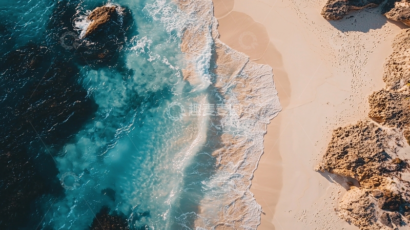 高清大图下载【趣麦麦图】夏日蔚蓝海岸