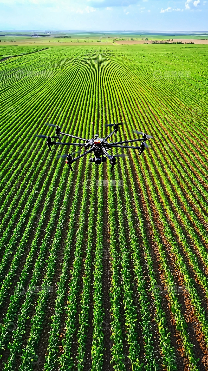 高清大图下载【趣麦麦图】无人机播种高清图片