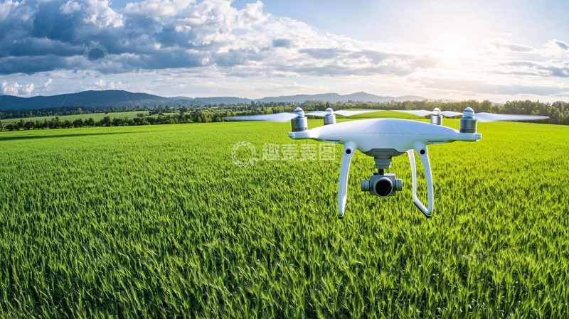 高清大图下载【趣麦麦图】无人机播种高清图片