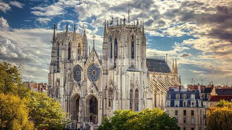 高清大图下载【趣麦麦图】欧式城堡与教堂