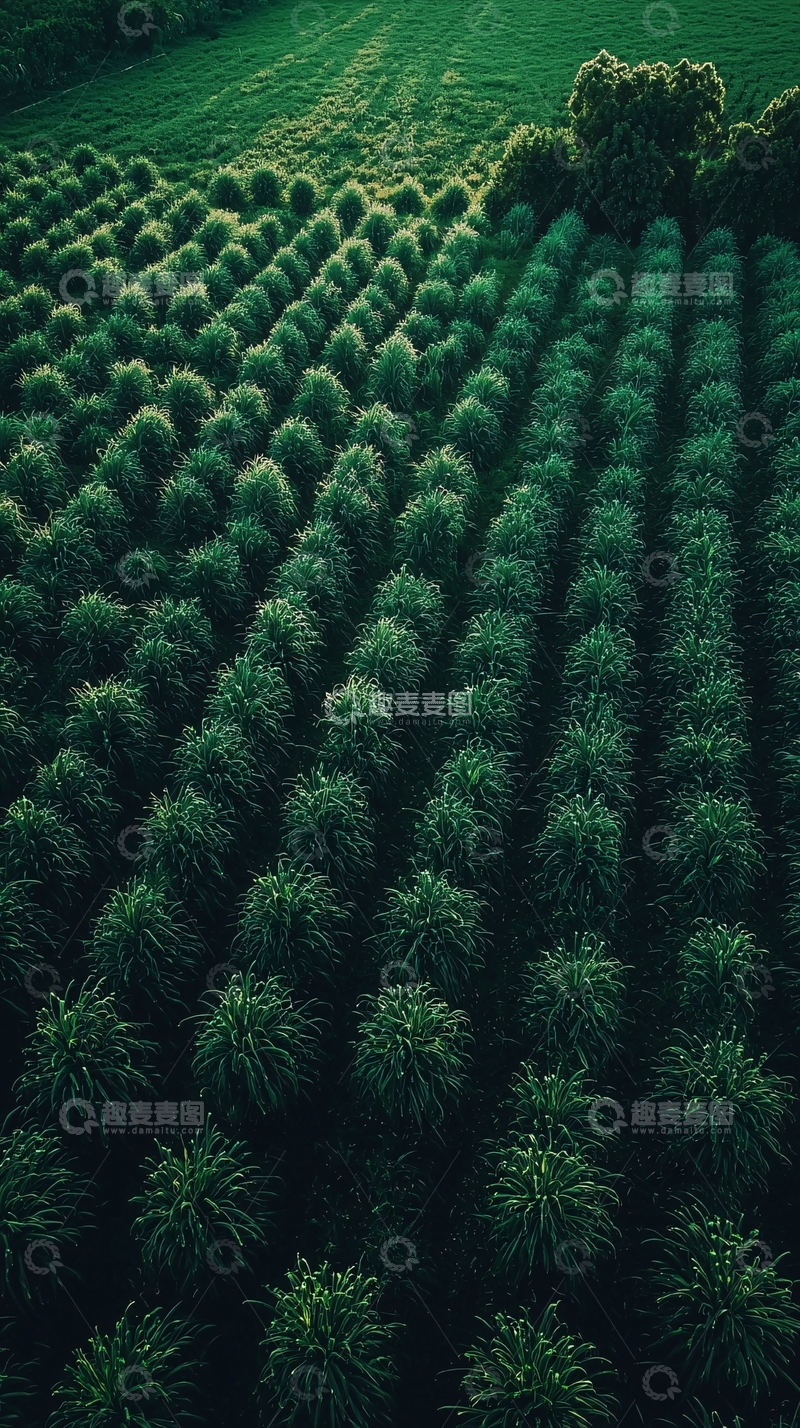 高清大图下载【趣麦麦图】乡村的香葱田